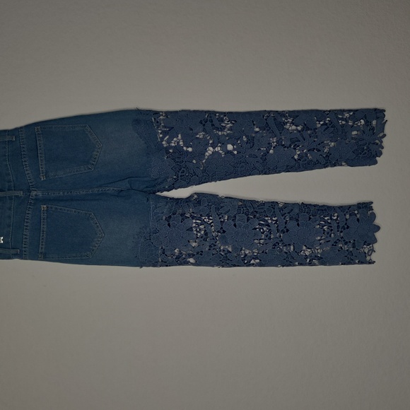 Veda Blue Lace Women Jeans Size Small - Picture 4 of 5